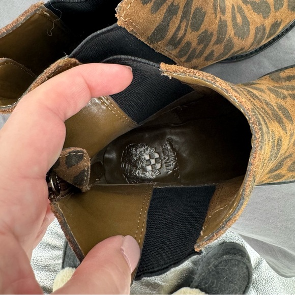 Vince Camuto leopard print Kelivena boots size 7.5 - Picture 5 of 7